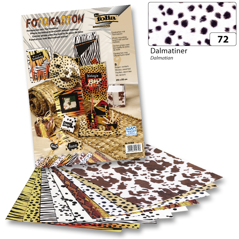 Folia fotókarton 50x70cm 300gr 10ív dalmata min