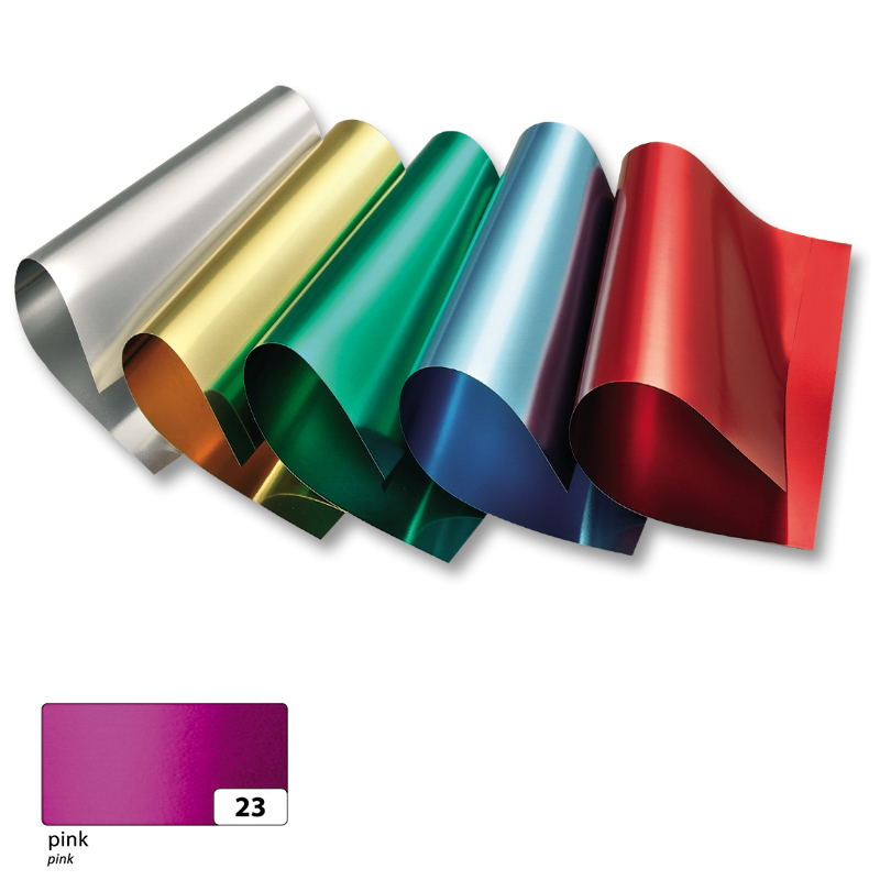 Folia fólia karton 35x50cm 10ív s.rózsaszín laminált
