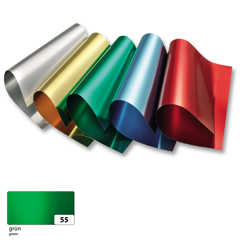 Folia fólia karton 35x50cm 10ív zölt laminált