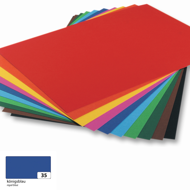 Folia dekorációs karton A3 130g 50ív királykék