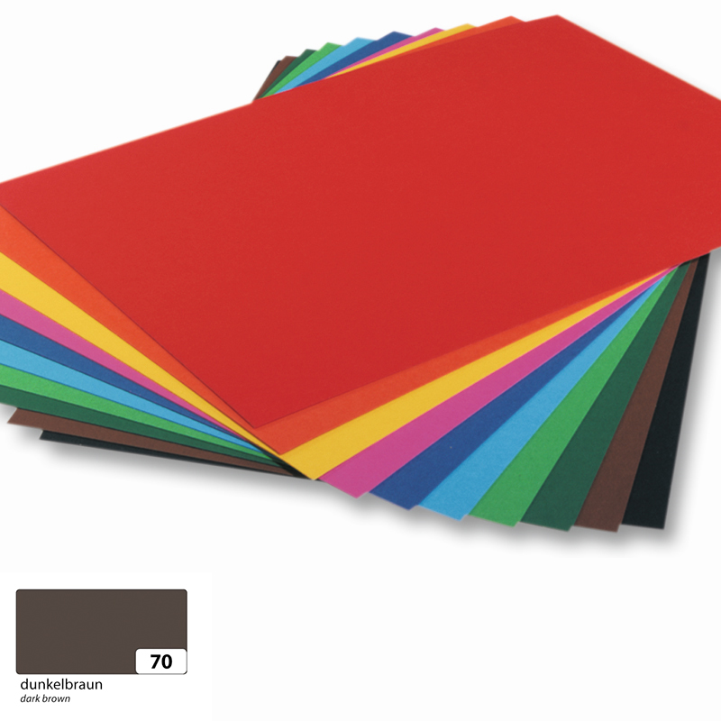 Folia dekorációs karton A3 130g 50ív sötét barna