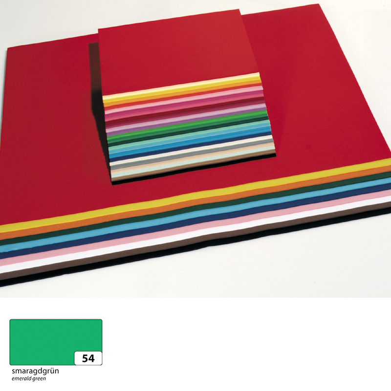 Folia dekorációs karton A/4 130gr 100ív/csomag - smaragdzöld
