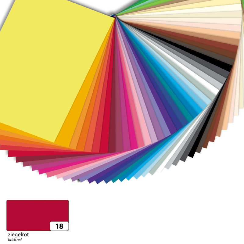 Folia dekorációs karton 50x70cm 130gr 10ív tégla pir