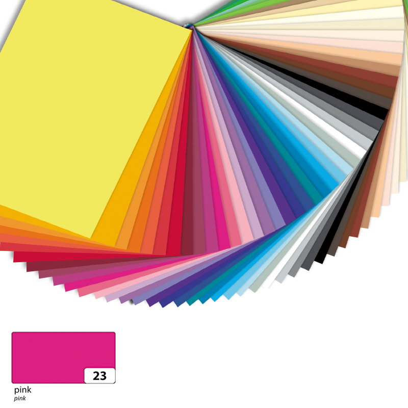 Folia dekorációs karton 50x70cm 130gr 10ív rózsaszín