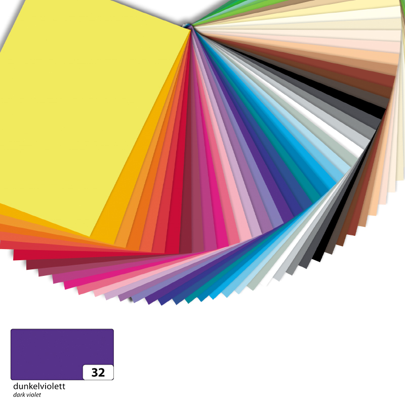 Folia dekorációs karton 50x70cm 130gr 10ív ibolya