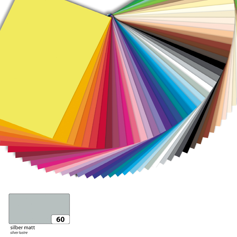 Folia dekorációs karton 50x70cm 130gr 10ív ezüst
