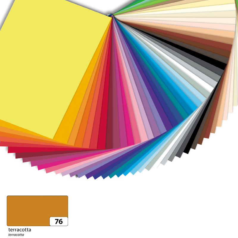 Folia dekorációs karton 50x70cm 130gr 10ív terracott