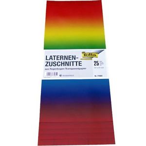 Folia színes papír 22x51cm 25ív általános szivárvány