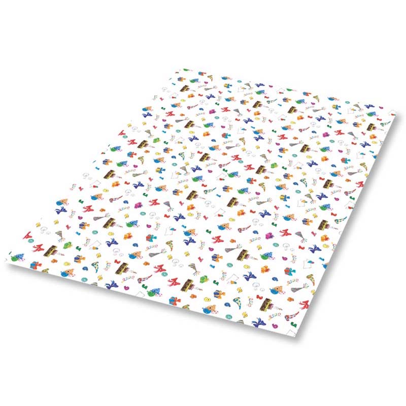 Folia színes transzparens papír 50,5x70cm kids 5 tekercsercs