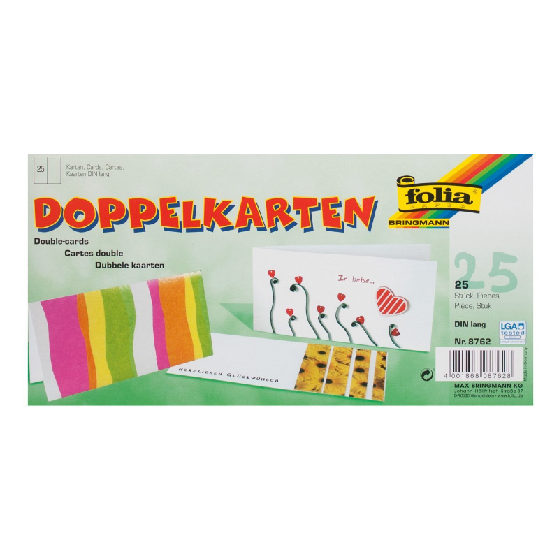 Folia postai kártya LA4 25db 190gr