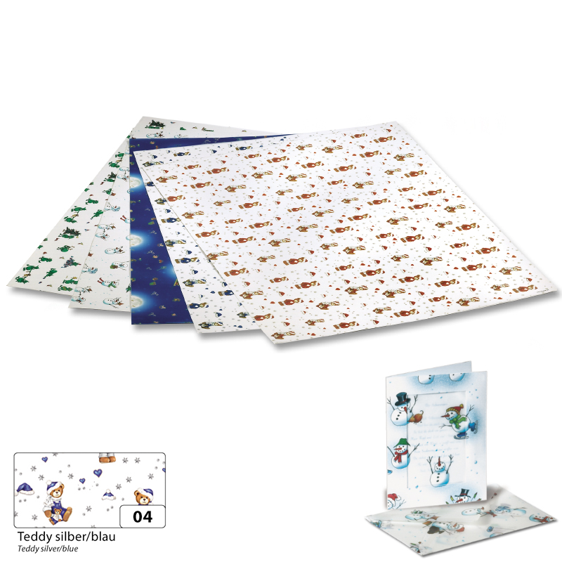 Folia színes transzparens papír 50,5x70cm 10ív ezü.ké