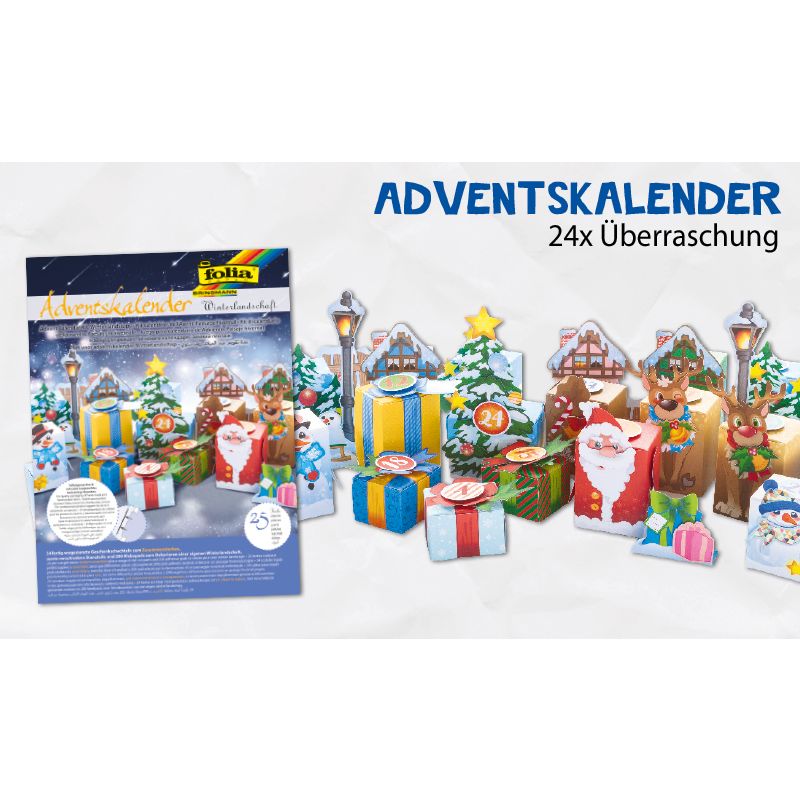 Folia adventi naptár készítő szett 25 részes 