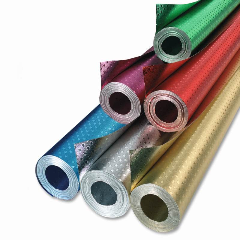 Folia alufólia 50cm x 10m kasírozott rózsaszín/rózsaszín